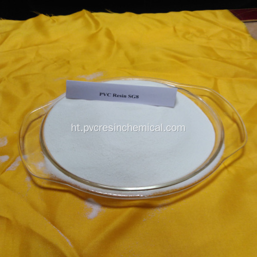 Hard Polyvinylchlorid rezin pou PVC Windows Des